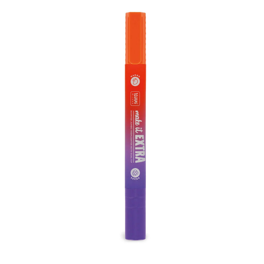 Legami Make It Extra – Evidenziatore gigante profumato arancione e viola