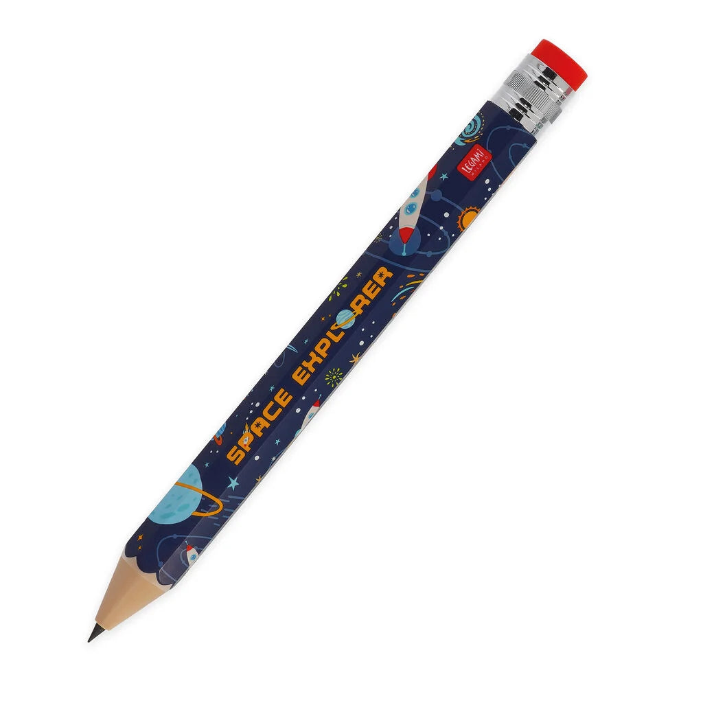 Legami Magic Pencil Jumbo – Matita gigante con gomma Space