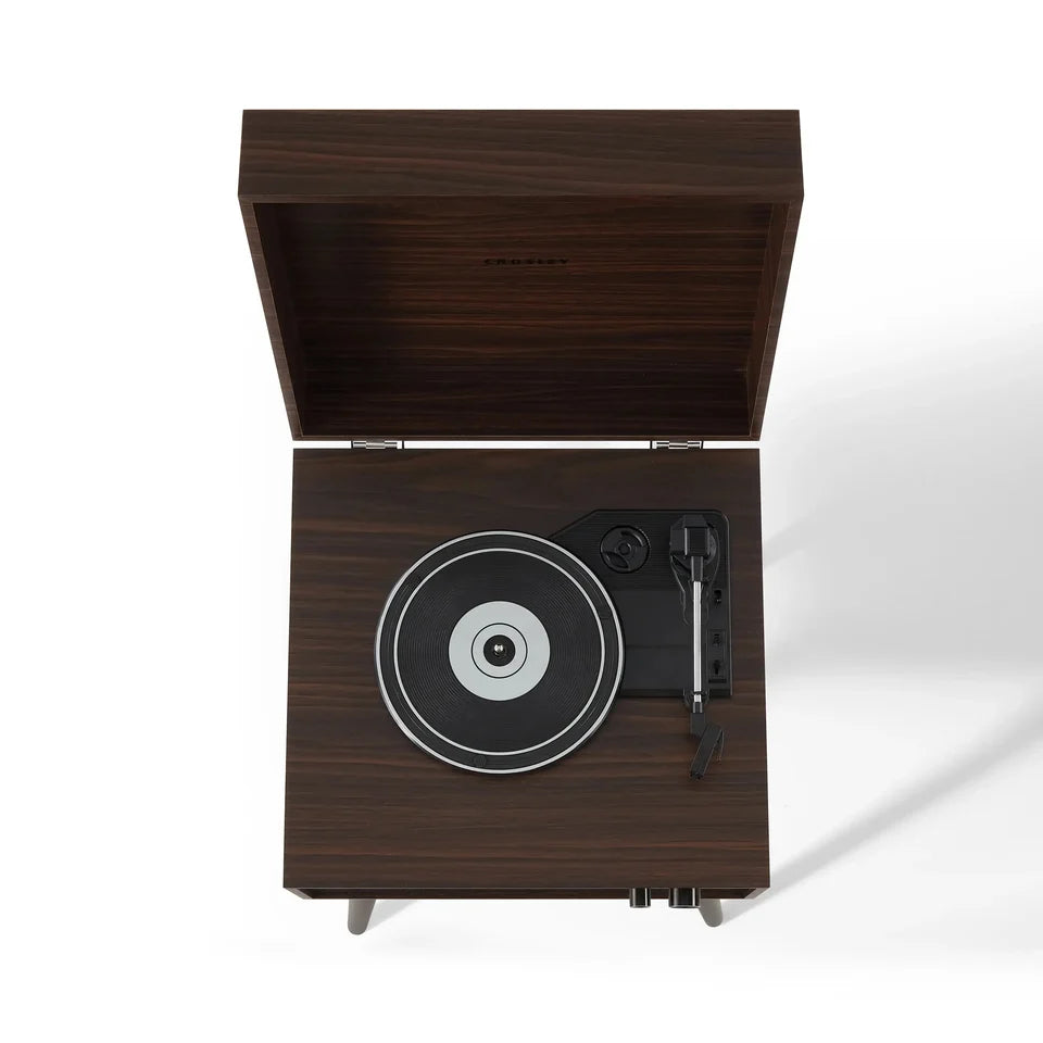 Crosley Jasper Giradischi Bluetooth Walnut con Gambe