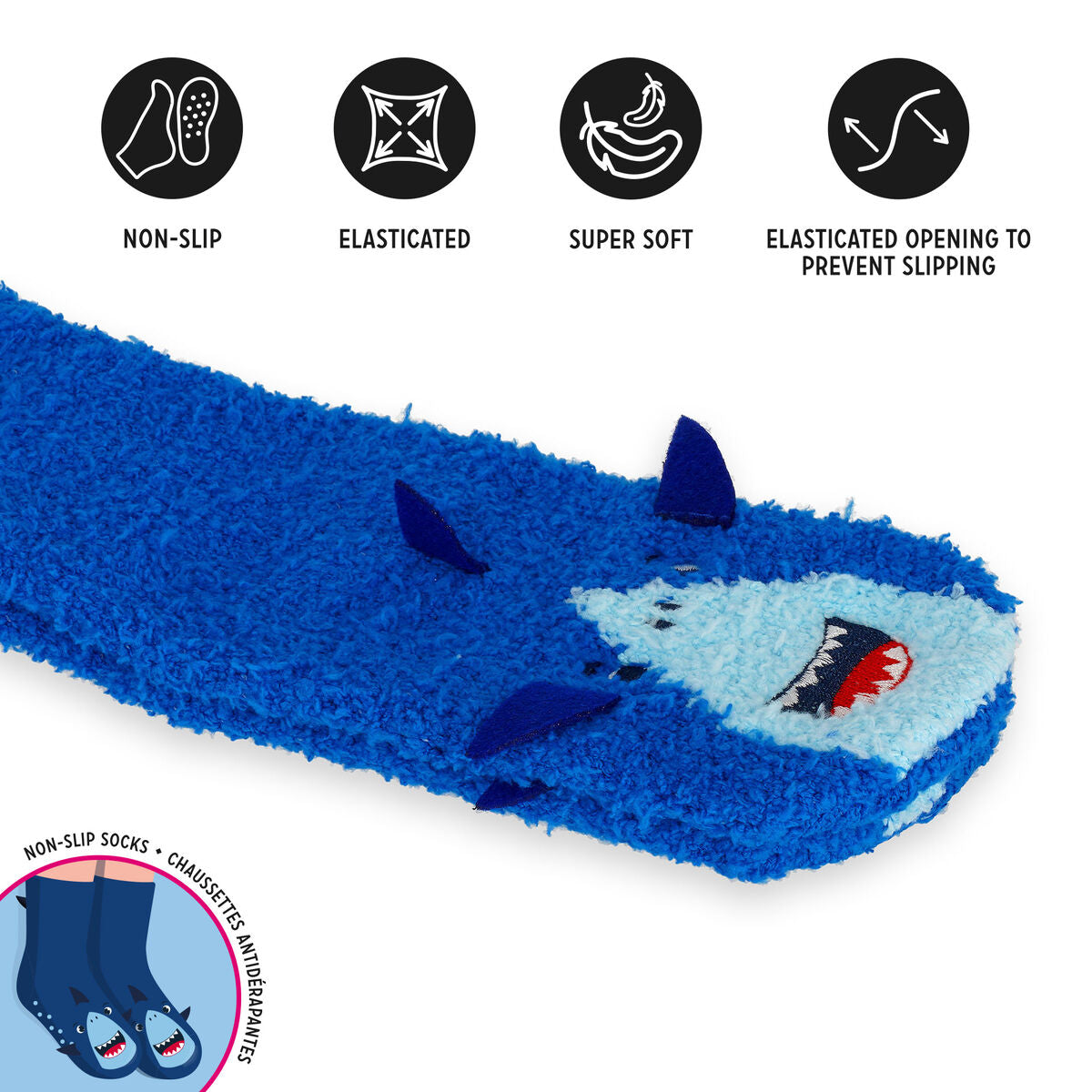 LEGAMI - IT'S A MATCH! - Calzini Antiscivolo Kids tg.26-34 SHARK