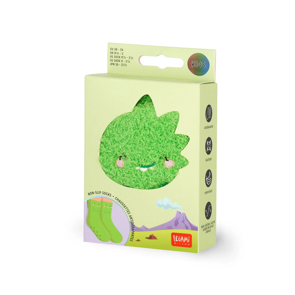 LEGAMI - IT'S A MATCH! - Calzini Antiscivolo Kids tg.26-34 DINO