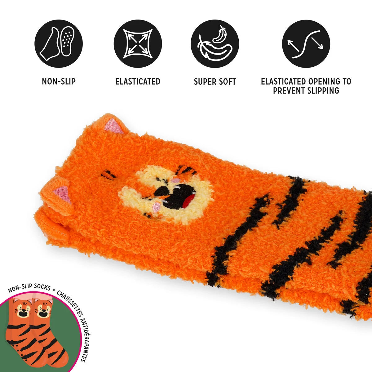 LEGAMI - IT'S A MATCH! - Calzini Antiscivolo Kids tg.26-34 TIGER