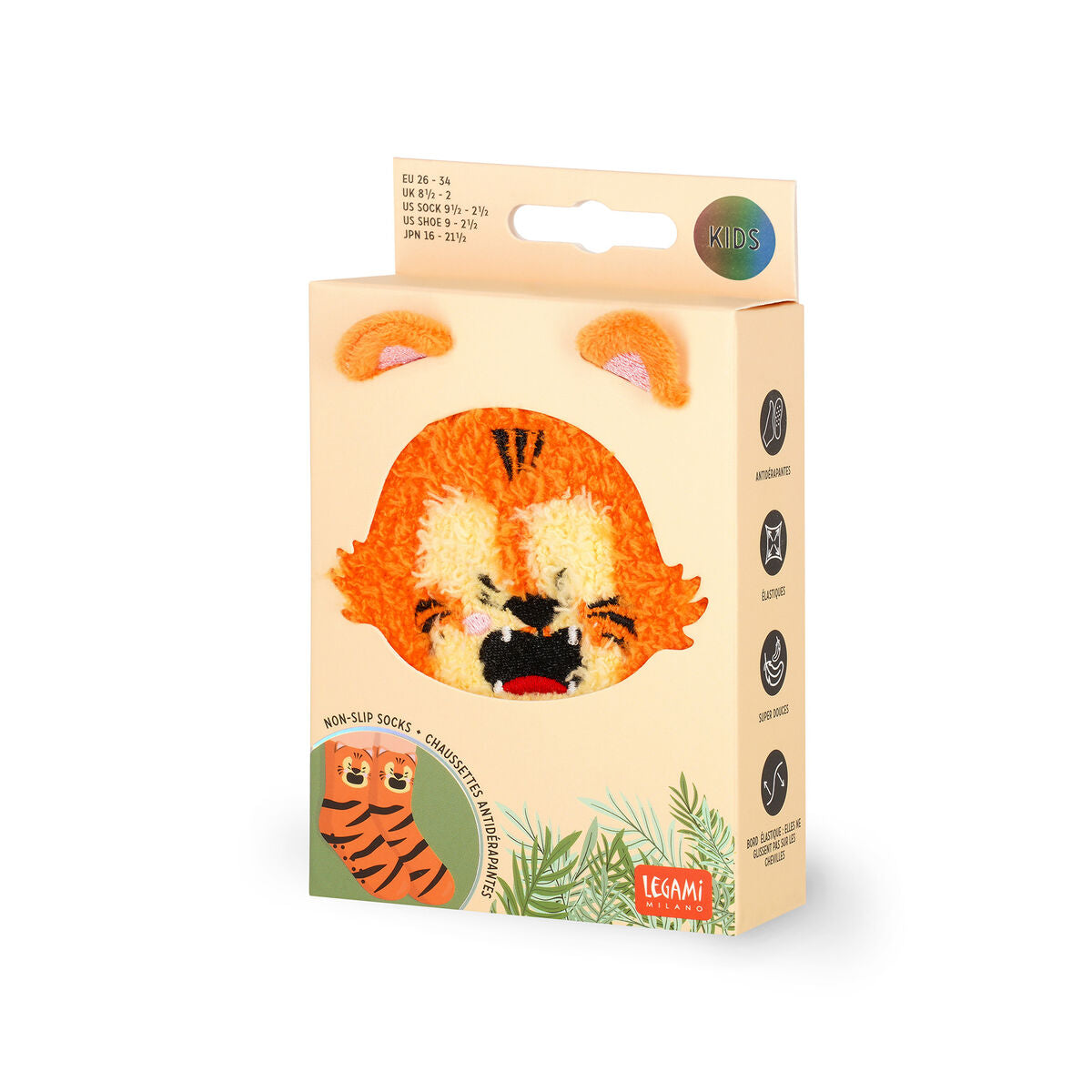 LEGAMI - IT'S A MATCH! - Calzini Antiscivolo Kids tg.26-34 TIGER