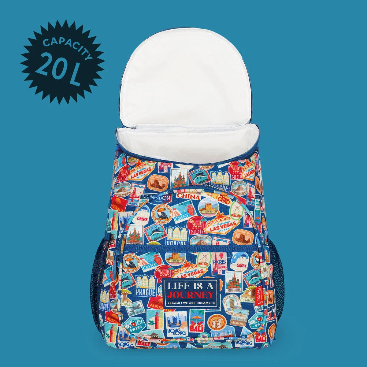 LEGAMI - Zaino Termico Travel Stickers - Cooler Backpack