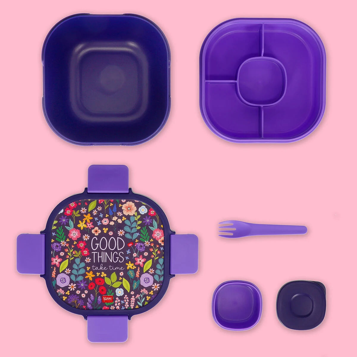 LEGAMI - Lunch Box 1700 ml - Flowers