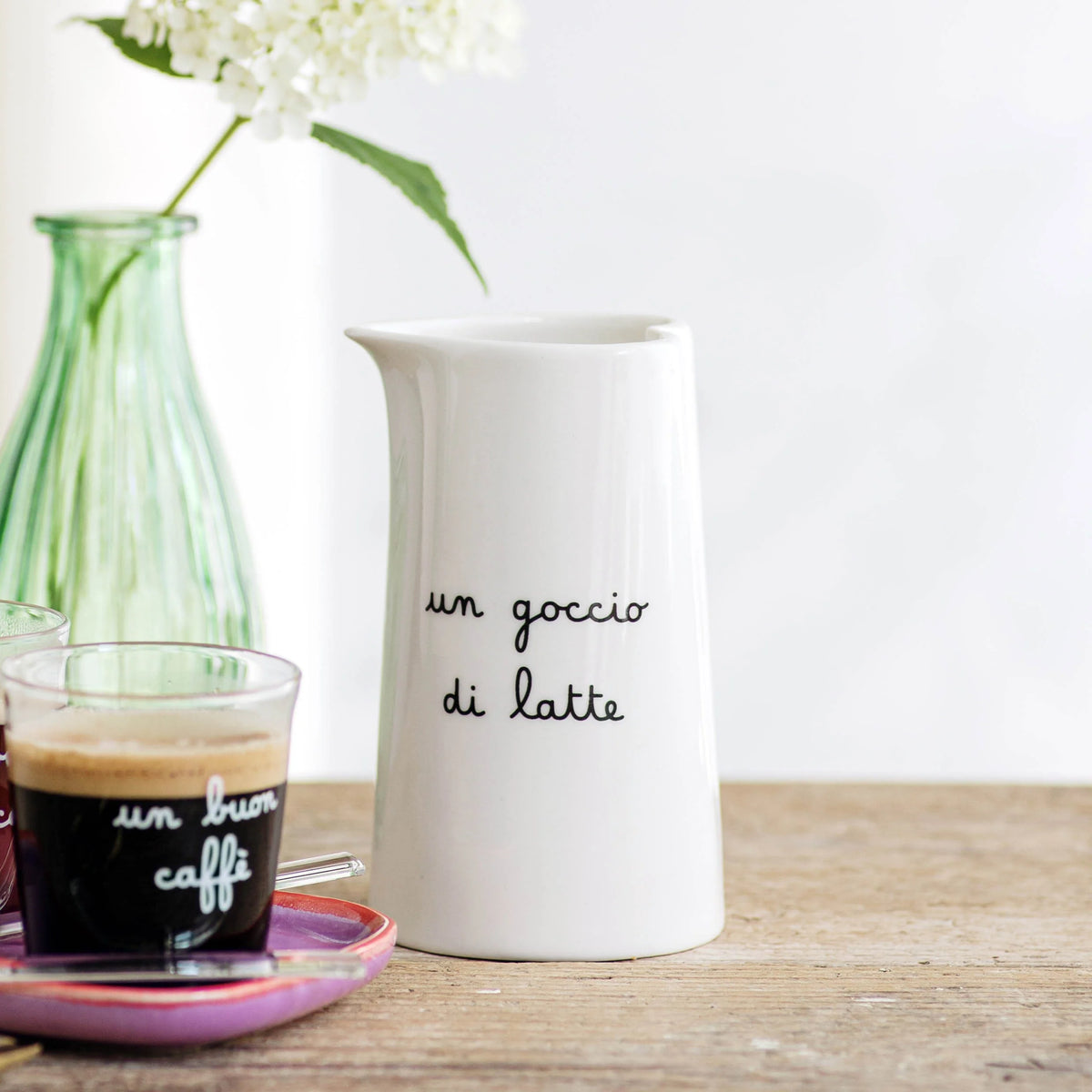 Simple Day Lattiera in grès 32 cl – Un goccio di latte