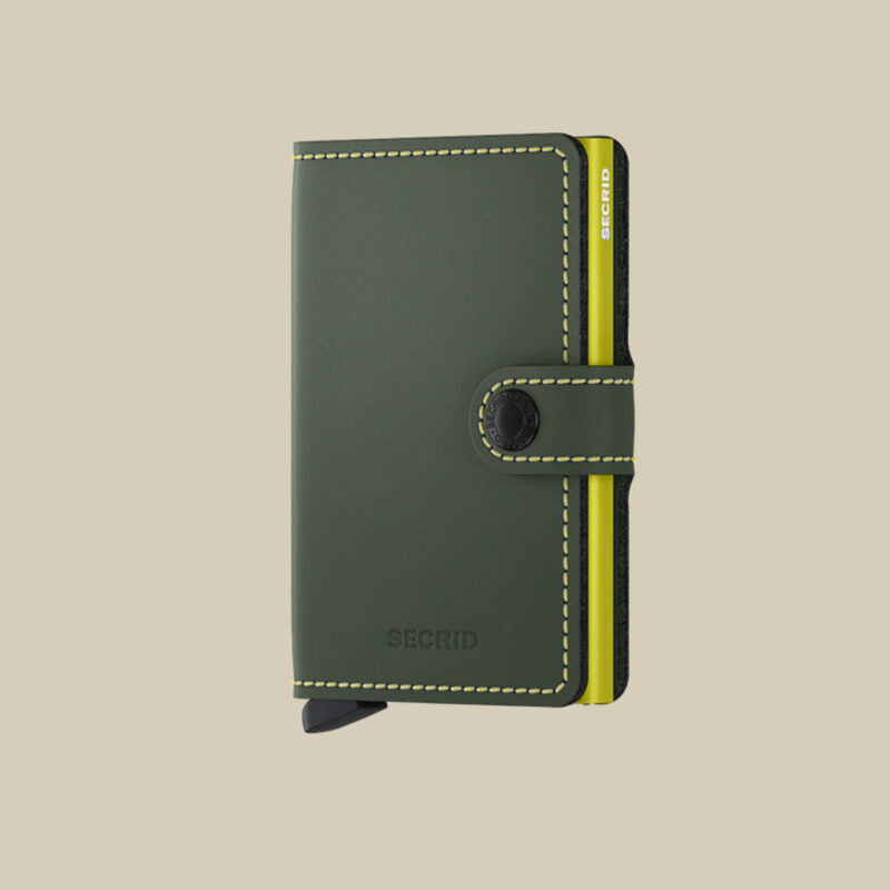 Secrid Miniwallet Matte Green & Lime