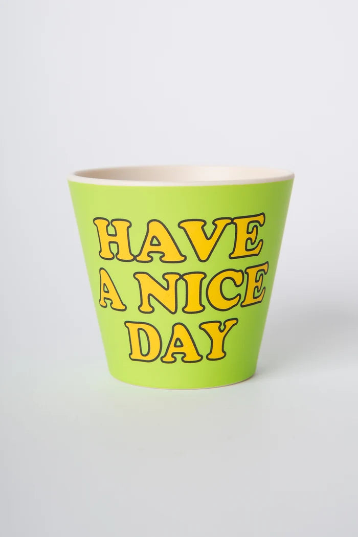 TAZZA IN PET 90 ML SNOOPY HAVE A NICE DAY