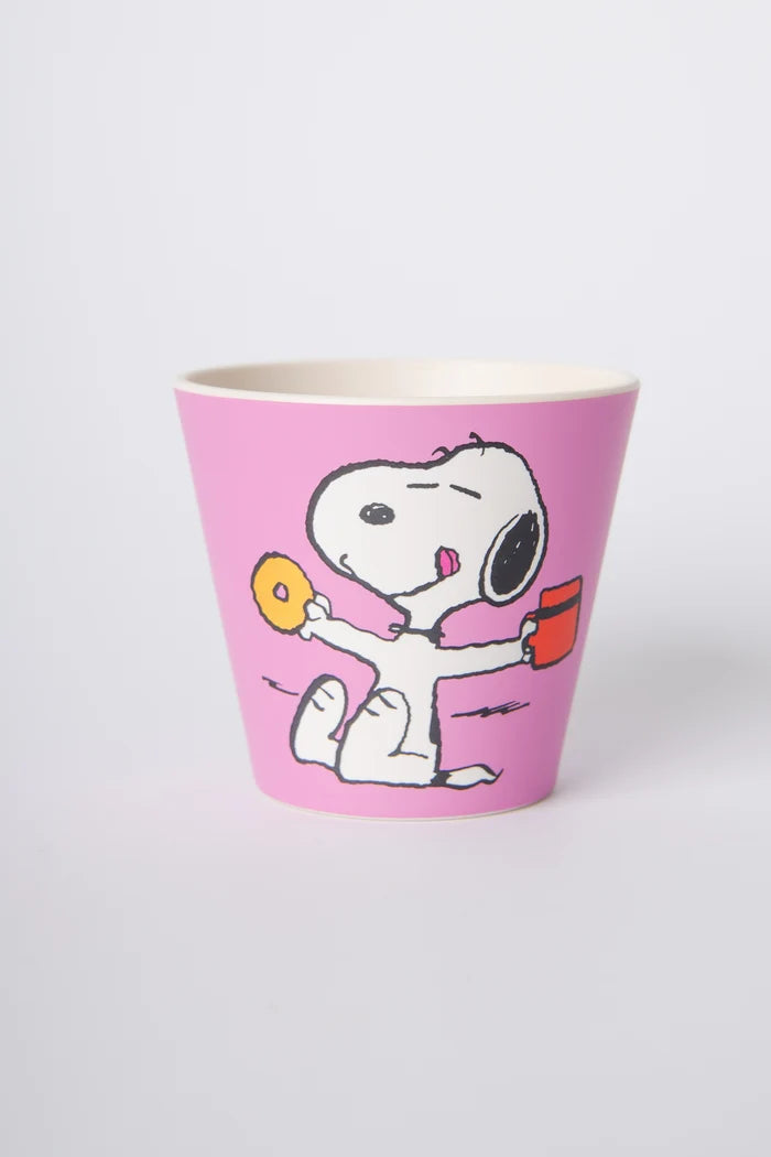 TAZZA IN PET 90 ML SNOOPY MORE COFFEE MORE DONUTS