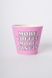 TAZZA IN PET 90 ML SNOOPY MORE COFFEE MORE DONUTS