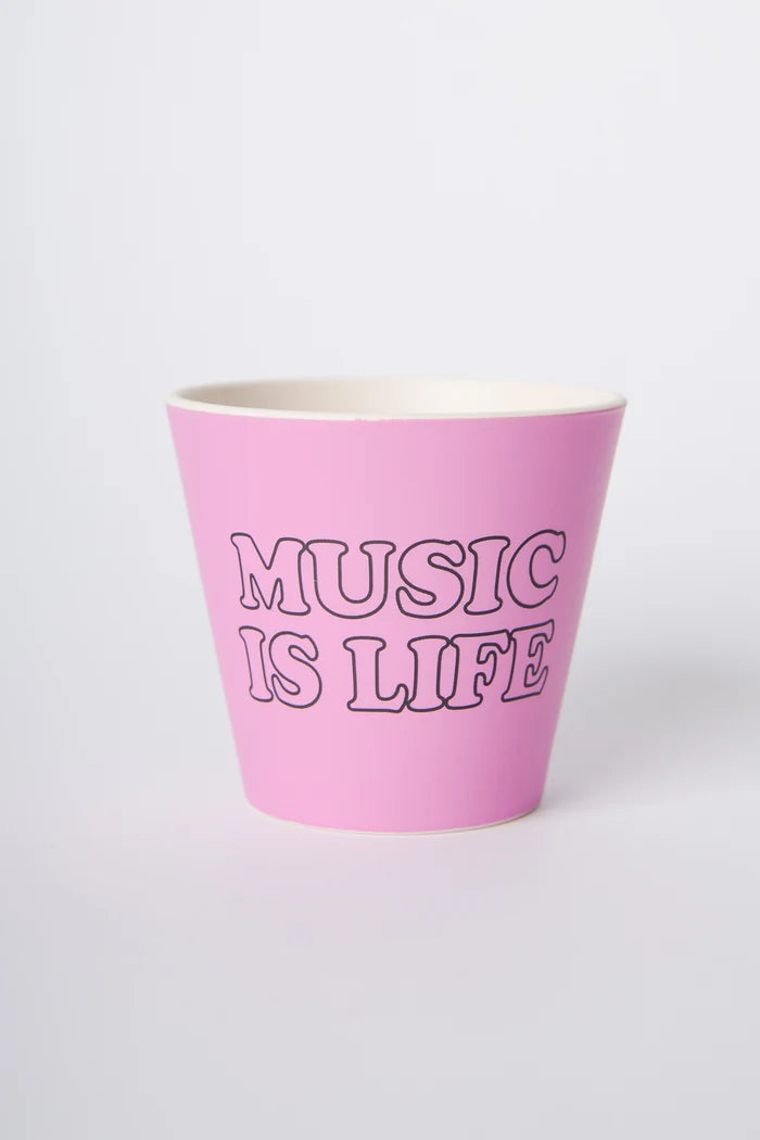 TAZZA IN PET 90 ML SNOOPY MUSIC IS LIFE