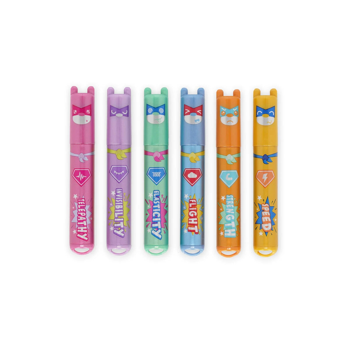 LEGAMI - Teddy's Superpower - Set di 6 Mini Evidenziatori