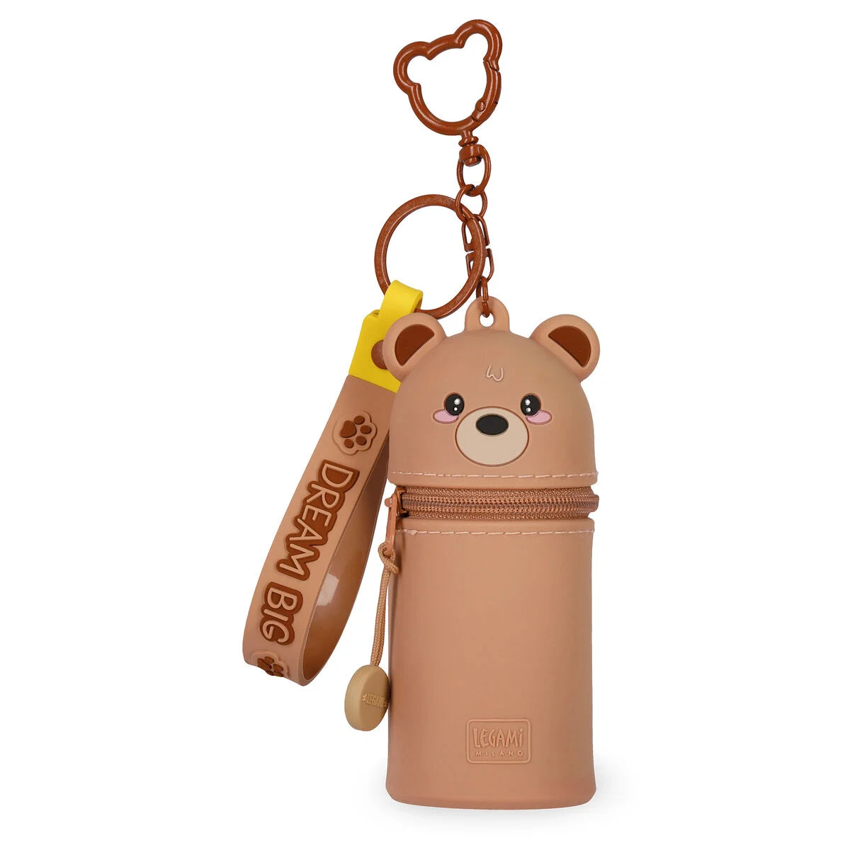 LEGAMI - Mini Kawaii - Coin Purse with Key Ring - Teddy Bear