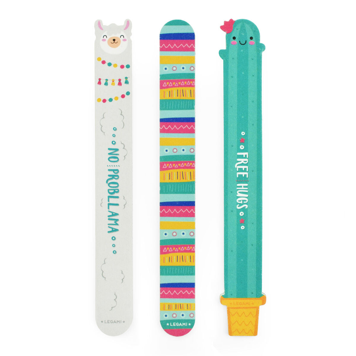 LEGAMI Set di 3 Lime per Unghie Llama - Nails Before Males