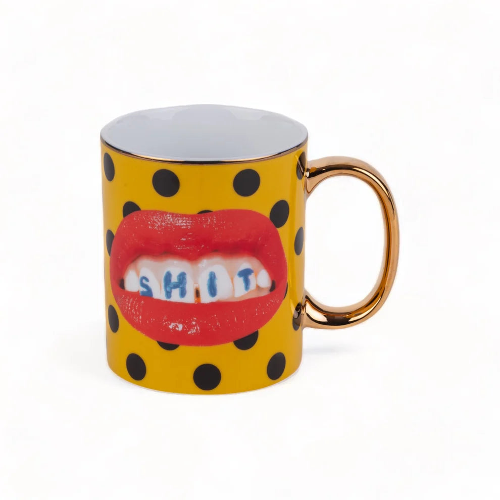 TAZZA IN PORCELLANA "TOILETPAPER HOME"  - SHIT