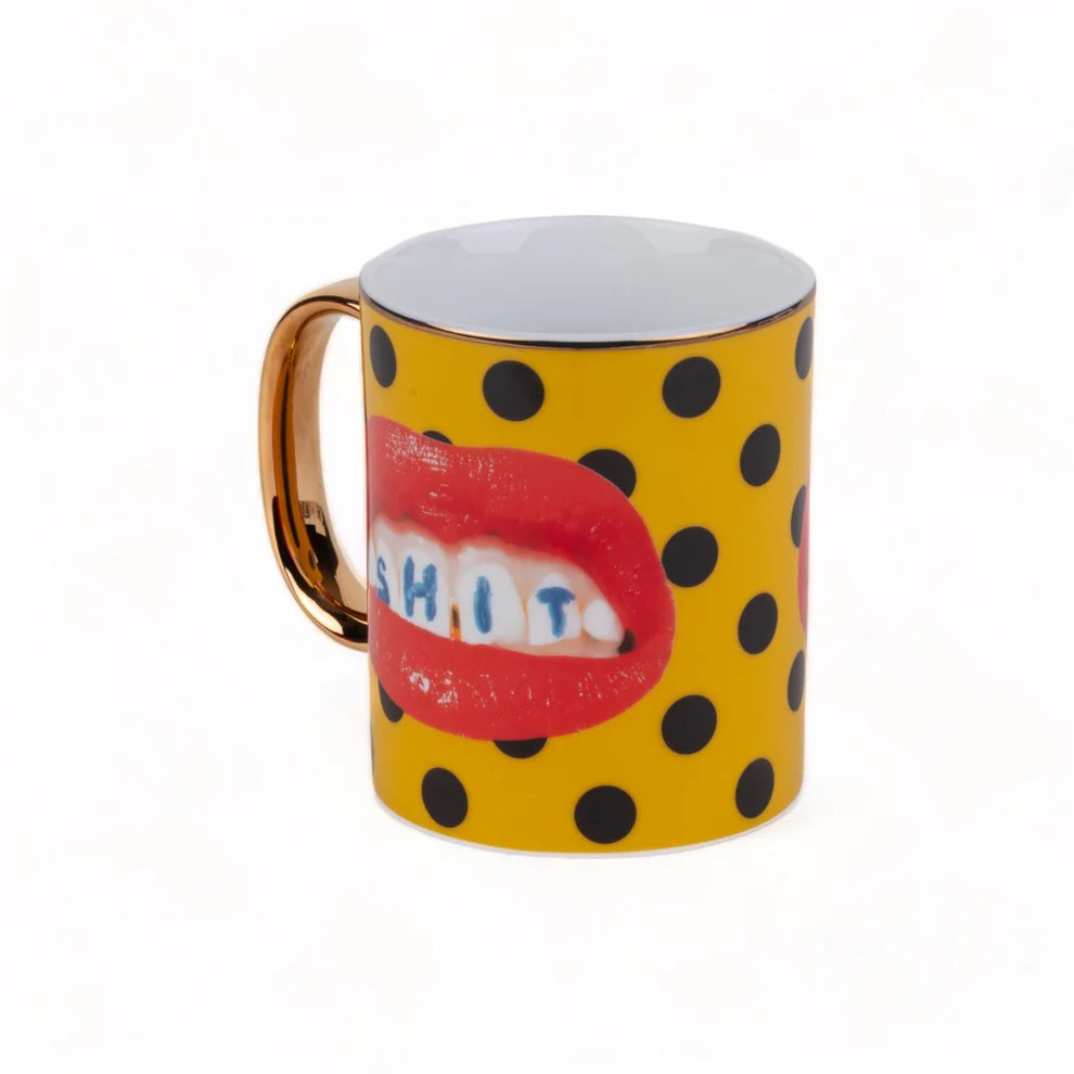 TAZZA IN PORCELLANA "TOILETPAPER HOME"  - SHIT
