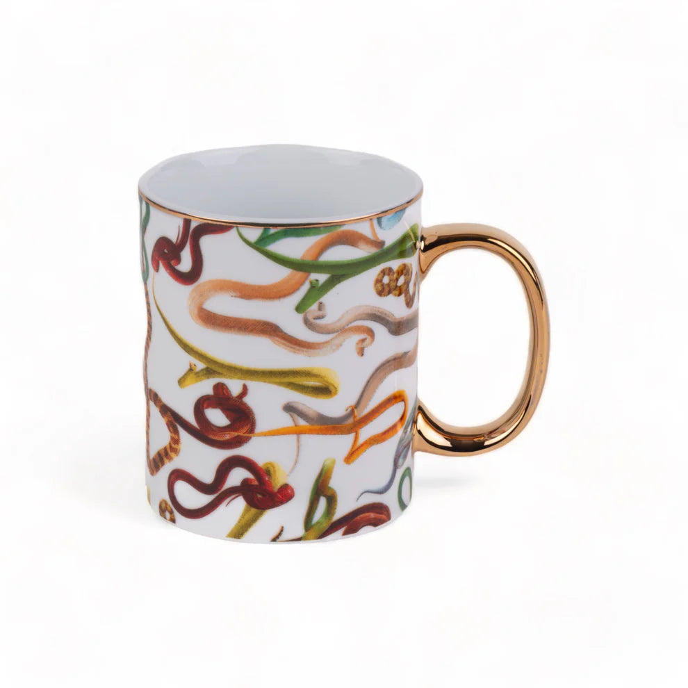 Seletti TAZZA IN PORCELLANA "TOILETPAPER HOME"  - SNAKES