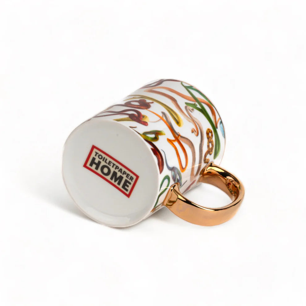 Seletti TAZZA IN PORCELLANA "TOILETPAPER HOME"  - SNAKES