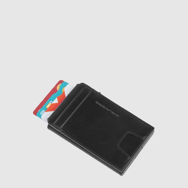PIQUADRO - Portacarte uomo automatico con porta documenti