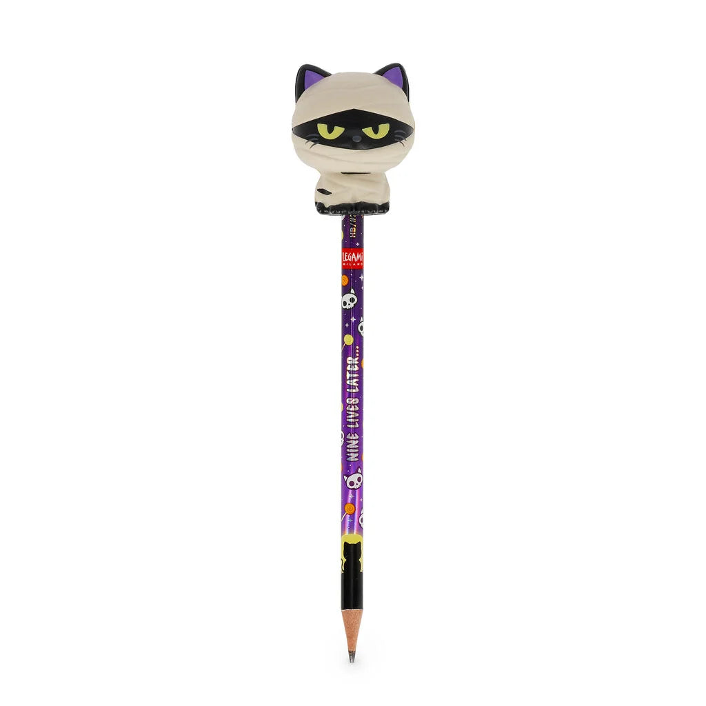 Legami Halloween - Matita Antistress con Gattino Mummia - Squeezies - Halloween