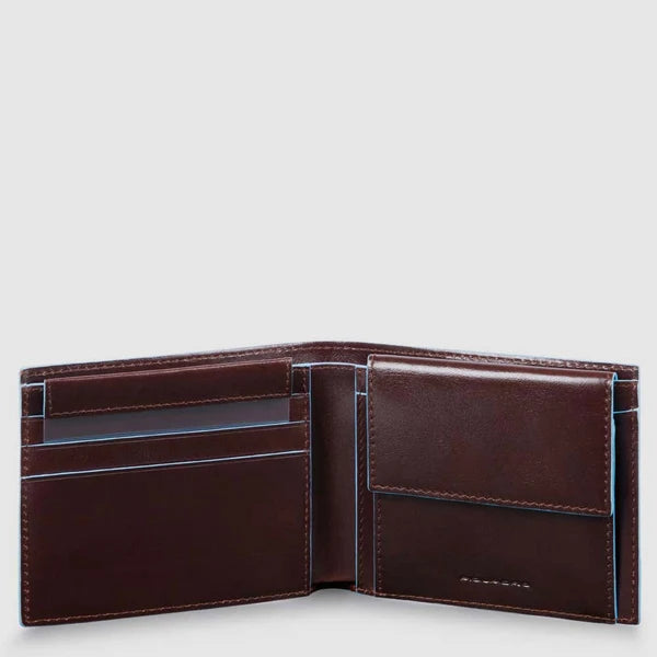 Piquadro Portafogli Uomo in Pelle con Portamonete, Portacarte e RFID | PU4188B2R