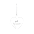 Simple Day Pallina a Cuore in Vetro Borosilicato 11 cm - Goditi le piccole cose