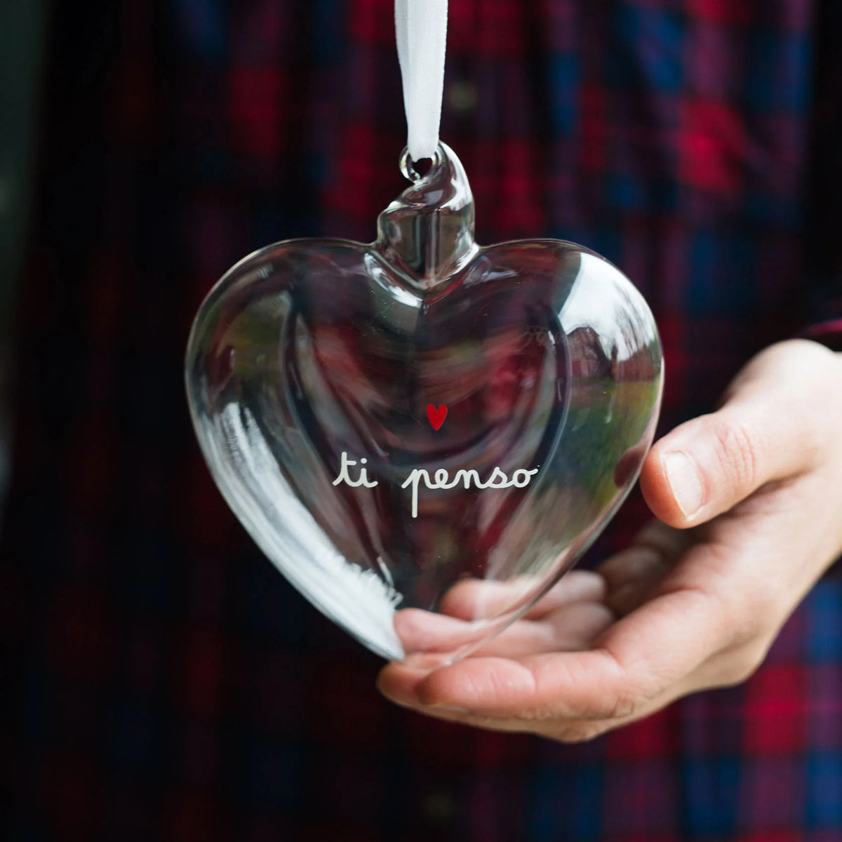 Simple Day Pallina a Cuore in Vetro Borosilicato 11 cm - Ti penso