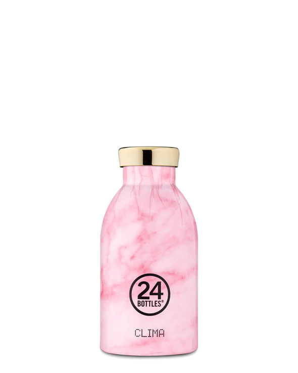24BOTTLES - Clima Bottle Marble Pink 330 ml