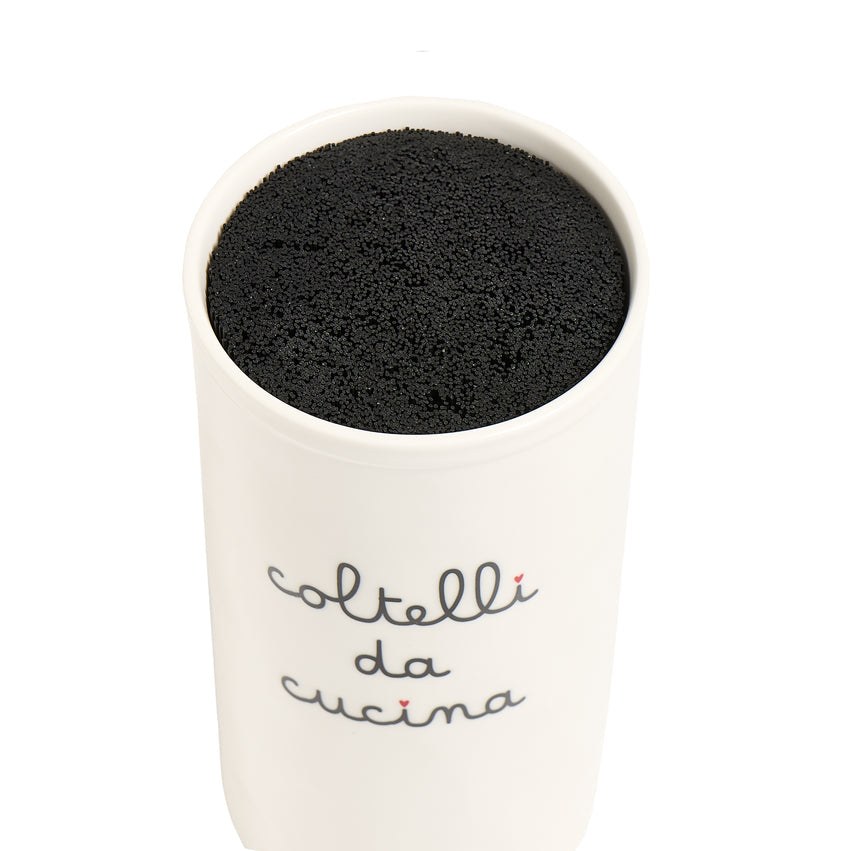 Simple Day Portacoltelli in gres Coltelli da cucina Ø 12,5 × 24 cm