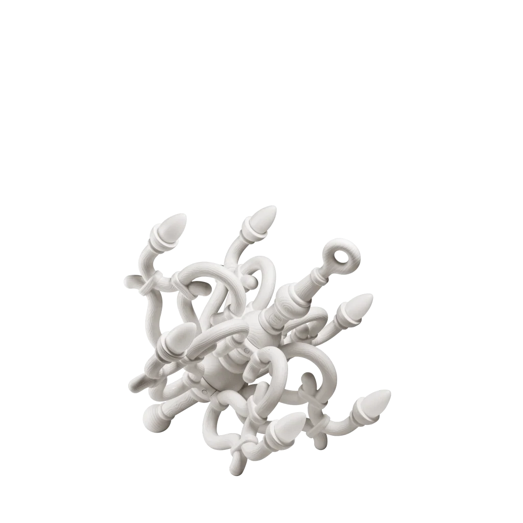 QEEBOO - CANDELABRO Fallen Chandelier M White