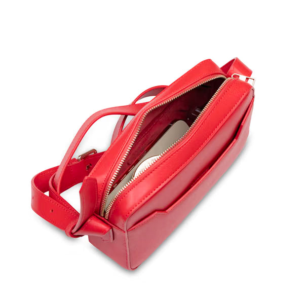 CAMPO MARZIO - Isadora Crossbody Bag Flame Scarlet