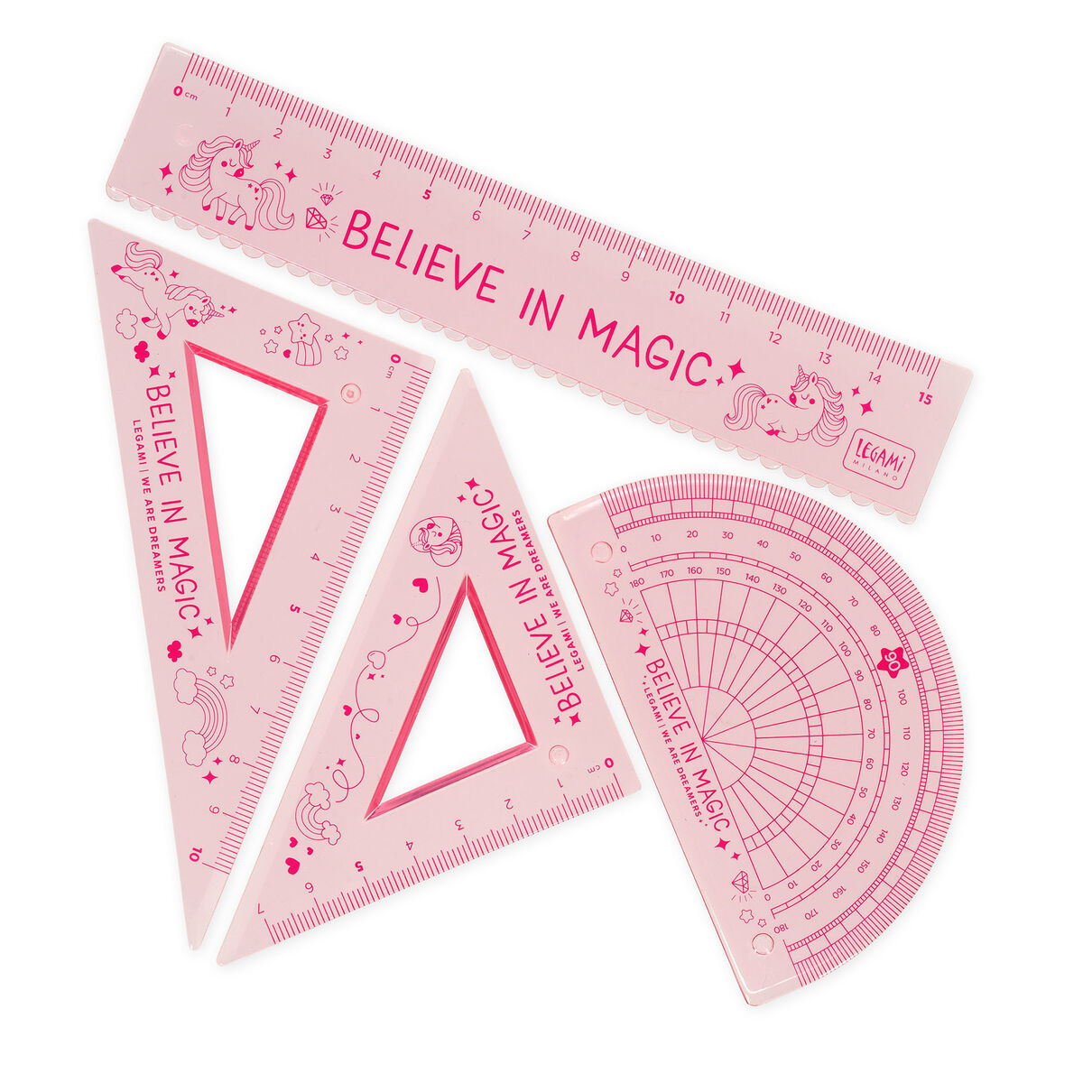 LEGAMI Set di Geometria Unicorn - You Rule!