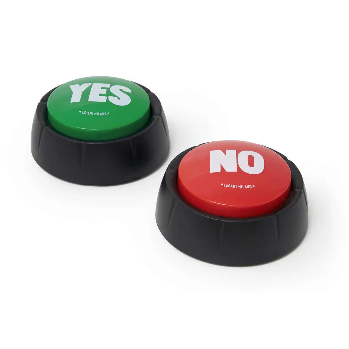 LEGAMI - Yes & No - Set di Due Pulsanti Sonori