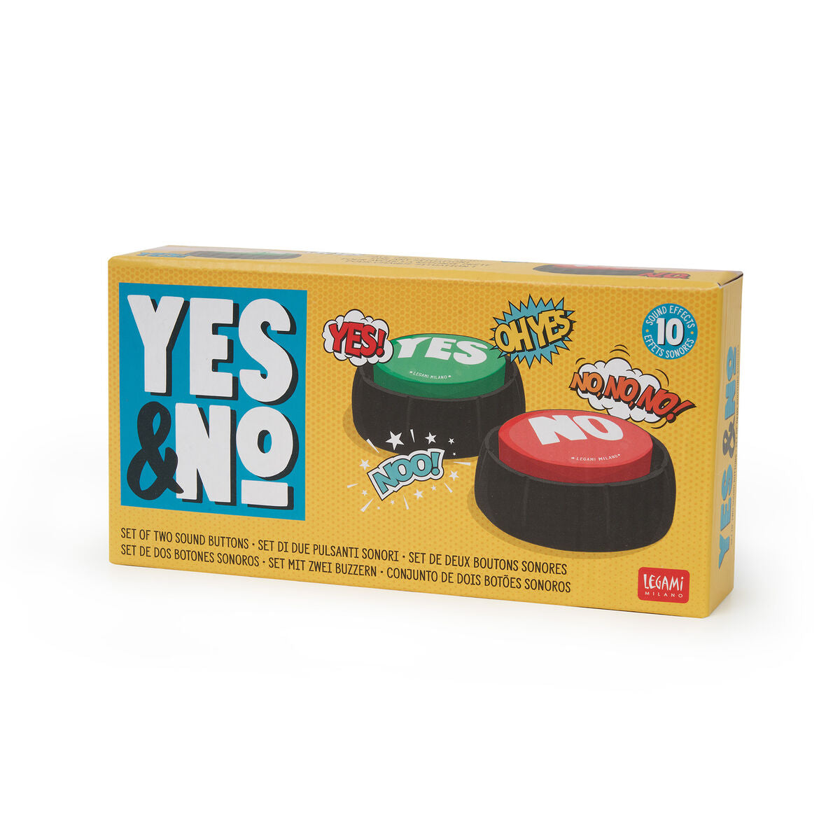 LEGAMI - Yes & No - Set di Due Pulsanti Sonori