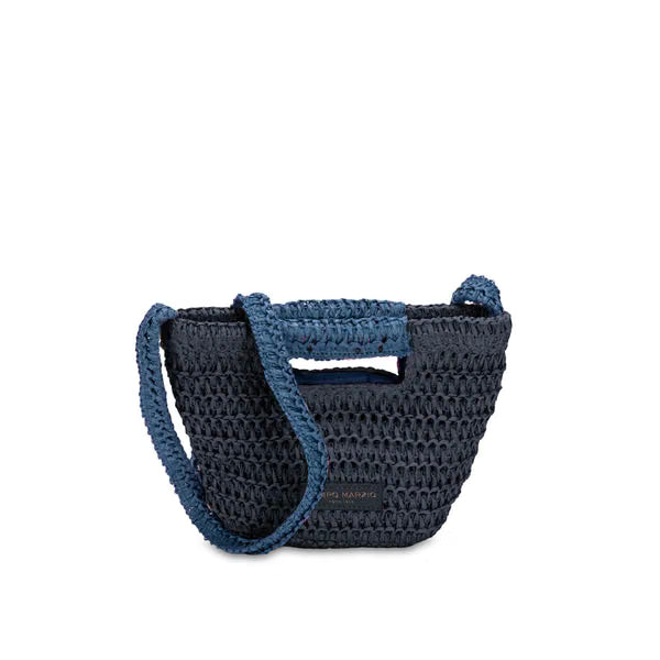 CAMPO MARZIO -  PERLA CROSSBODY BAG NAVY BLUE