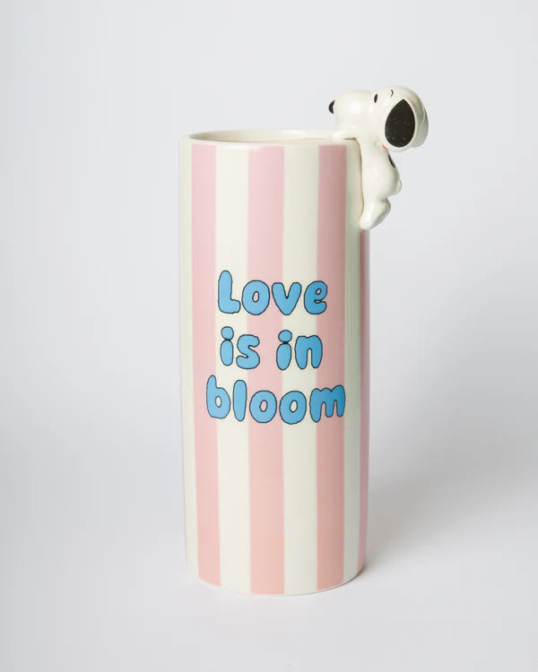BLOGO VASO SNOOPY LOVE IS IN BLOOM PURPLE