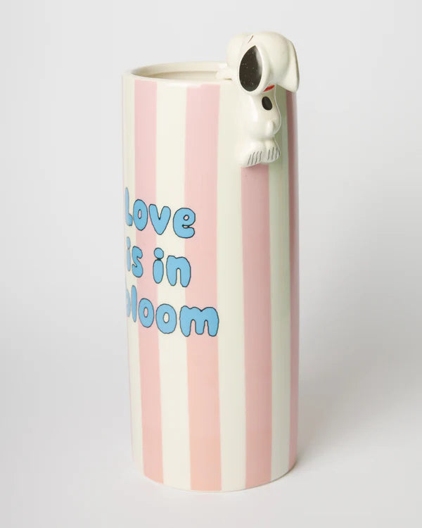 BLOGO VASO SNOOPY LOVE IS IN BLOOM PURPLE