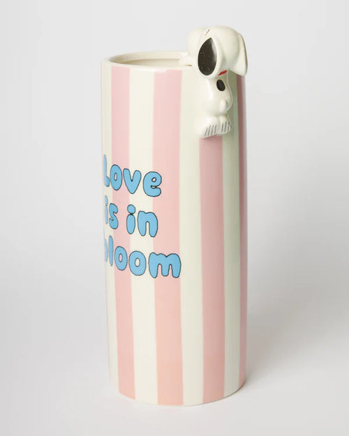 BLOGO VASO SNOOPY LOVE IS IN BLOOM PURPLE