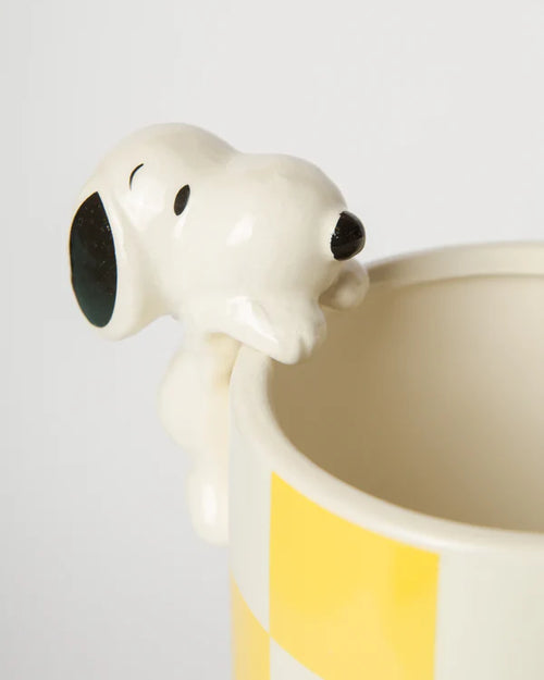 BLOGO VASO SNOOPY LOVE IS IN BLOOM YELLOW
