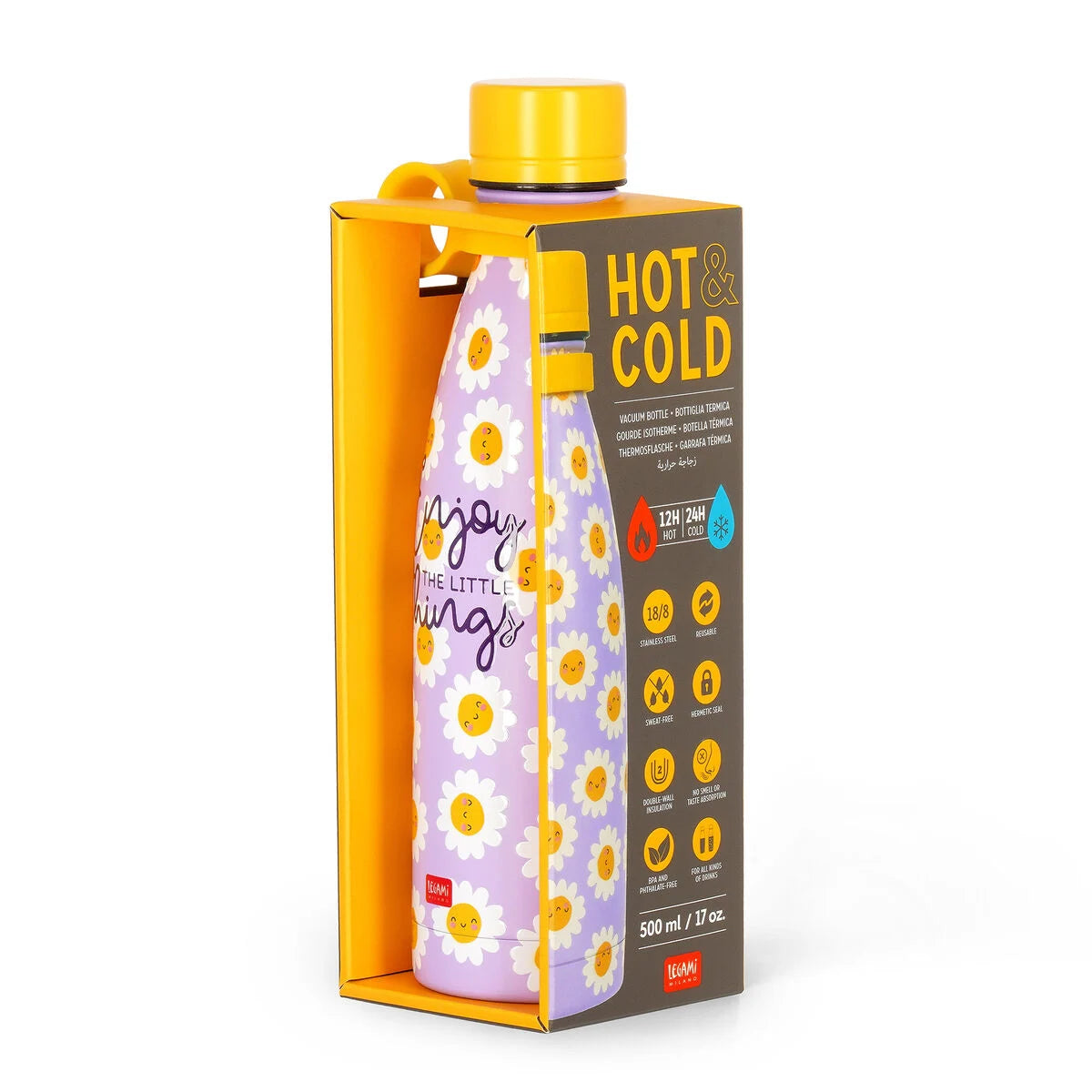 LEGAMI - Hot&Cold -Bottiglia Termica 500ml - DAISY