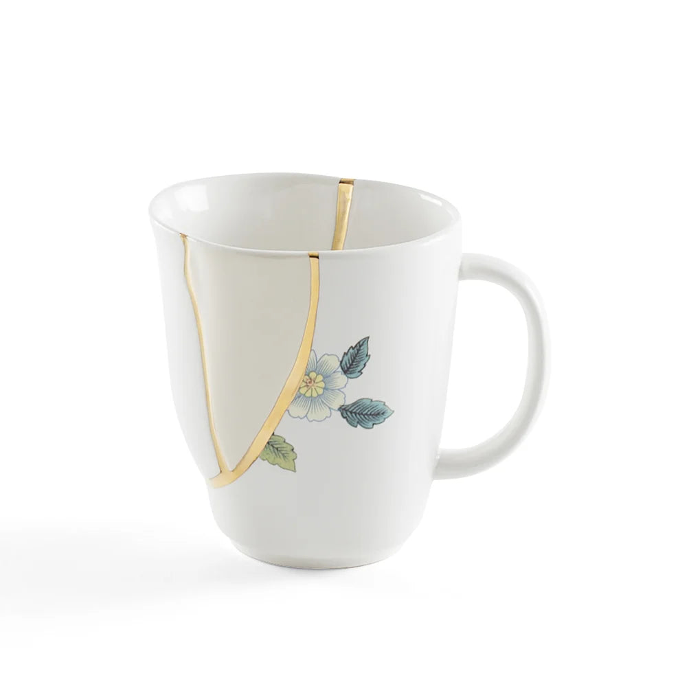 TAZZA MUG IN PORCELLANA Cm.8,5 h.9 "KINTSUGI-n'1"