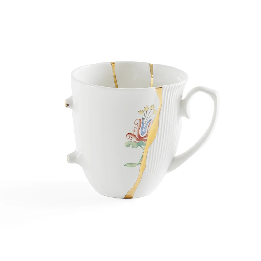 TAZZA MUG IN PORCELLANA Cm.8,5 h.9 "KINTSUGI-n'2"