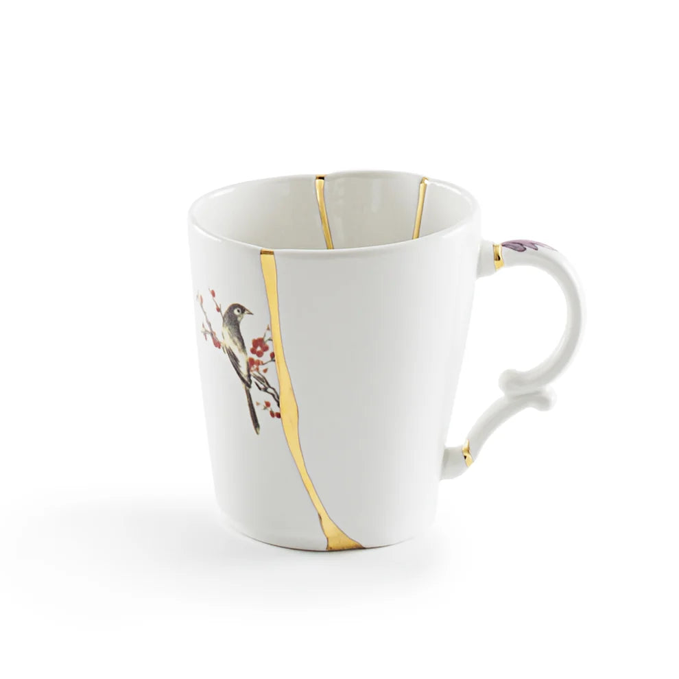 TAZZA MUG IN PORCELLANA Cm.8,5 h.9 "KINTSUGI-n'3"