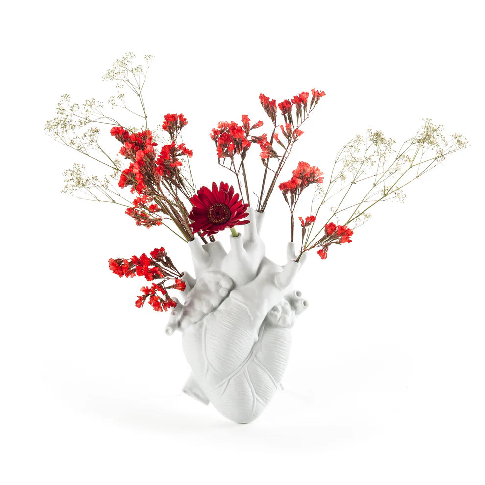 Seletti VASO IN PORCELLANA "LOVE IN BLOOM"