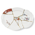 VASSOIO IN PORCELLANA Cm.42,5x29,5 h.3,5 "KINTSUGI"