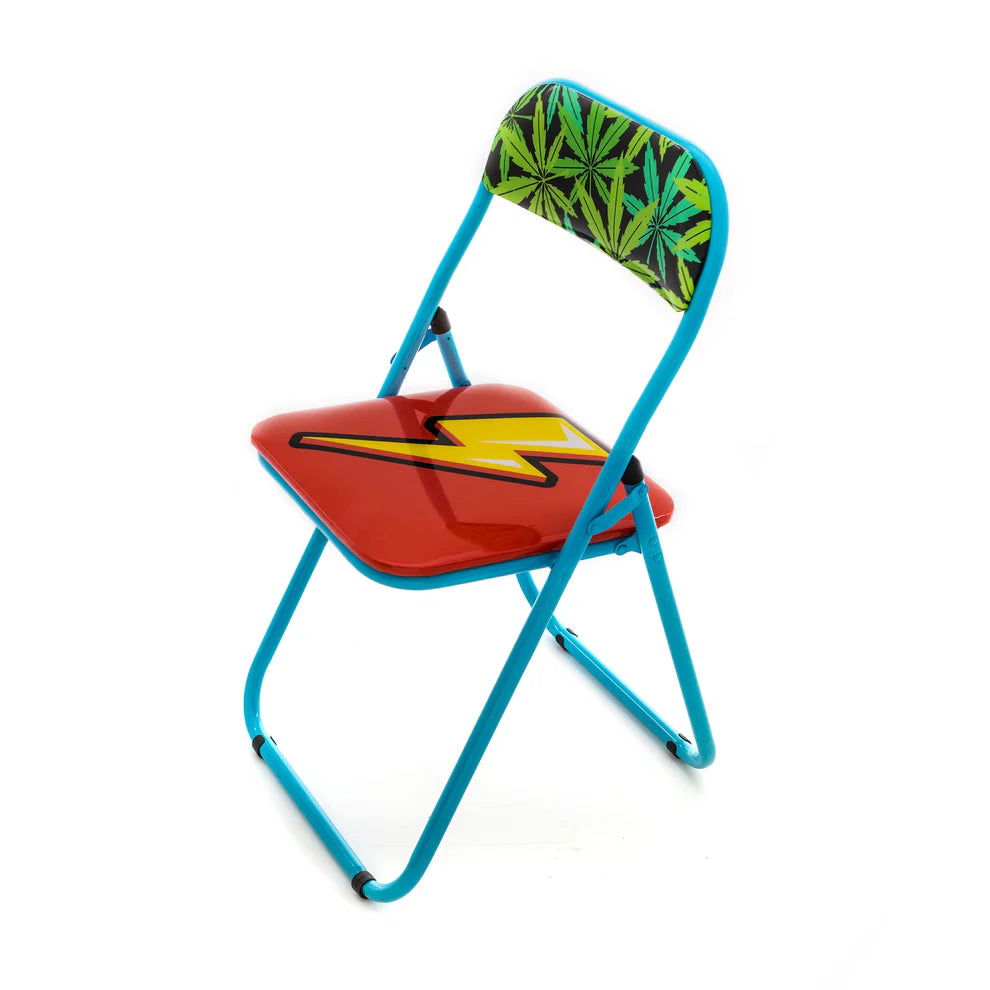 Seletti SEDIA METALLO PIEGHEVOLE "STUDIO JOB-BLOW" FLASH
