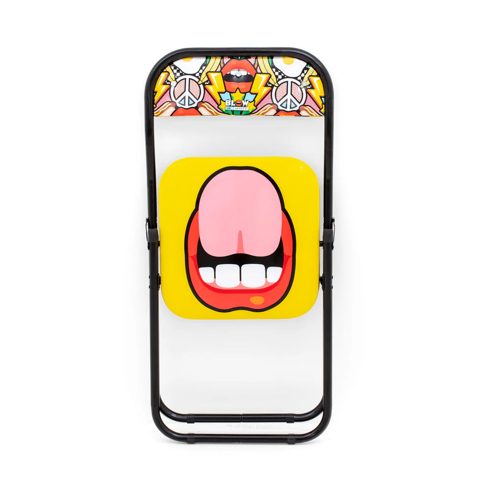Seletti SEDIA METALLO PIEGHEVOLE "STUDIO JOB-BLOW"  TONGUE