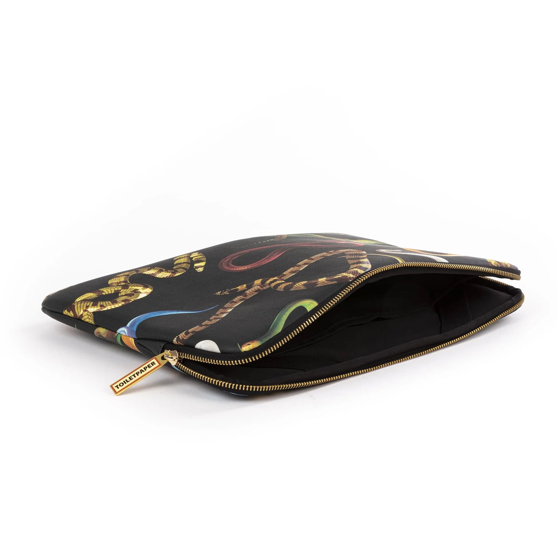 SELETTI - CUSTODIA LAPTOP IN PU STAMPATO"TOILETPAPER" SNAKES