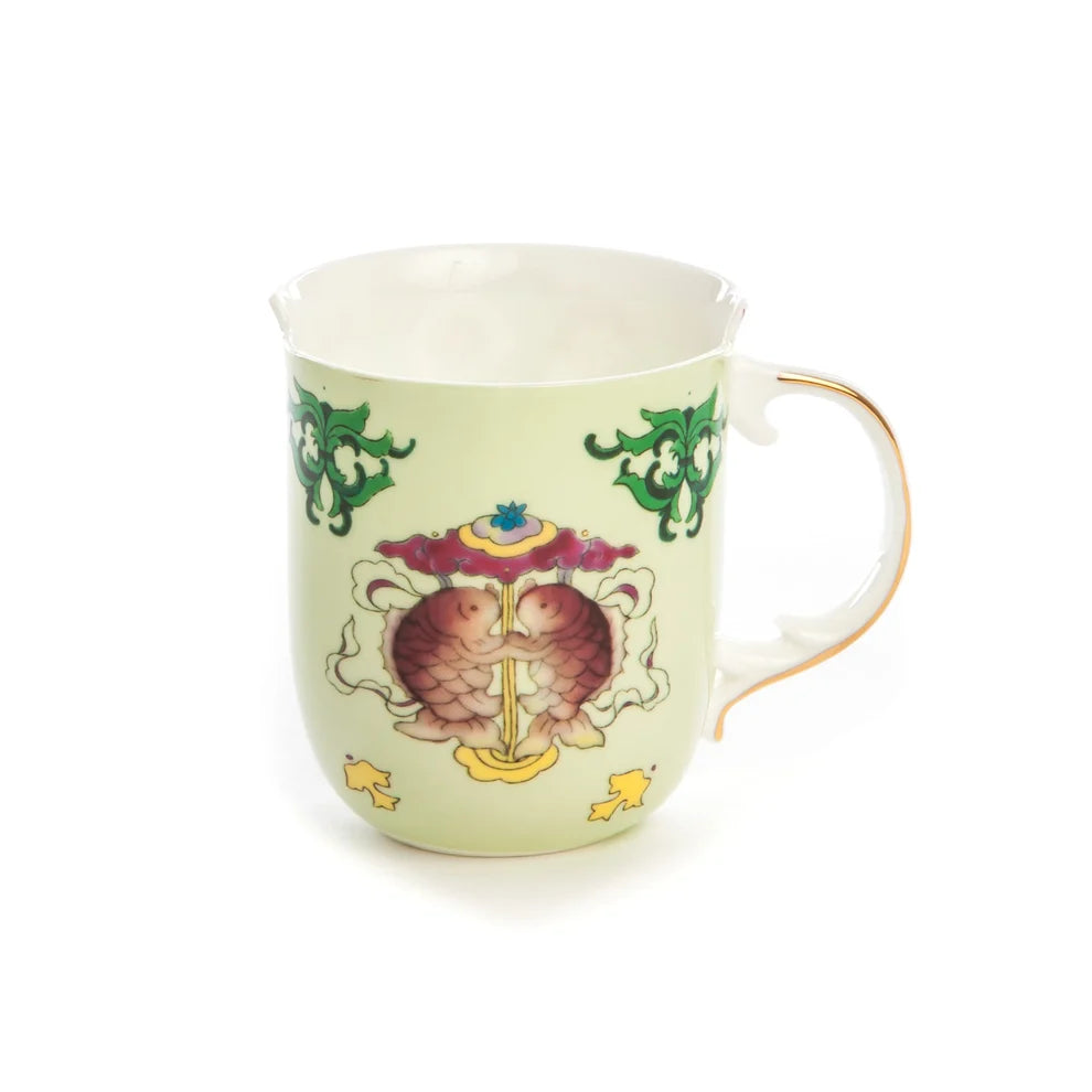 SELETTI - TAZZA MUG IN PORCELLANA ø Cm.8,5 h.10,2"HYBRID-ANASTASIA"