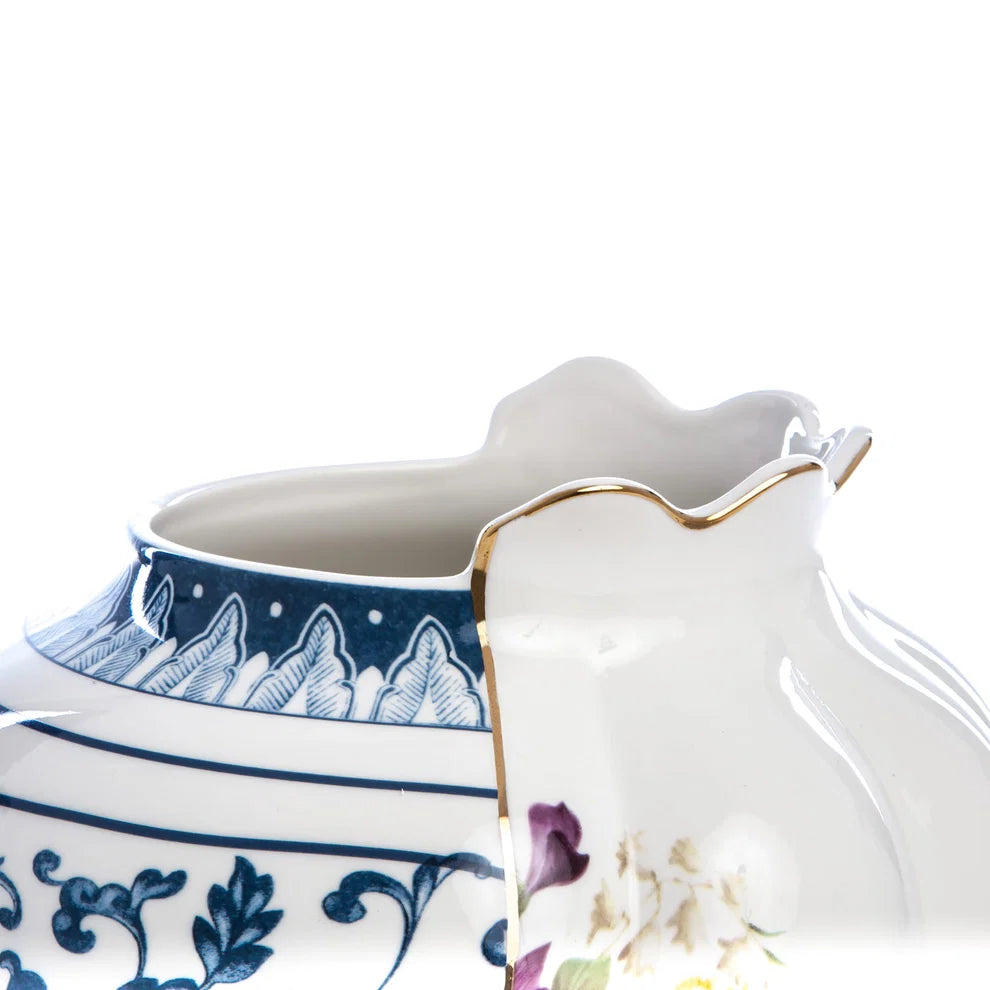 SELETTI - VASO IN PORCELLANA ø Cm.23 h.26 "HYBRID-MELANIA"